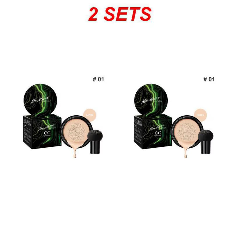Mushroom Head Air Cushion CC Cream Natural Moisturizing Foundation Concealer Whitening Oil-Control Makeup Cosmetics BB Cream