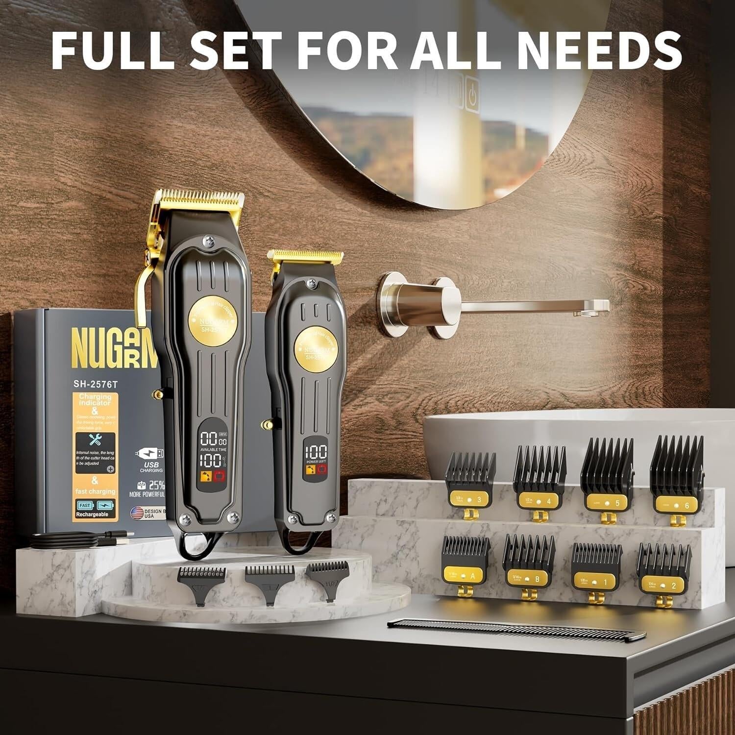 Maquina De Cortar Cabello Pelo Set Máquinas Profesional Cortapelos Para Hombres