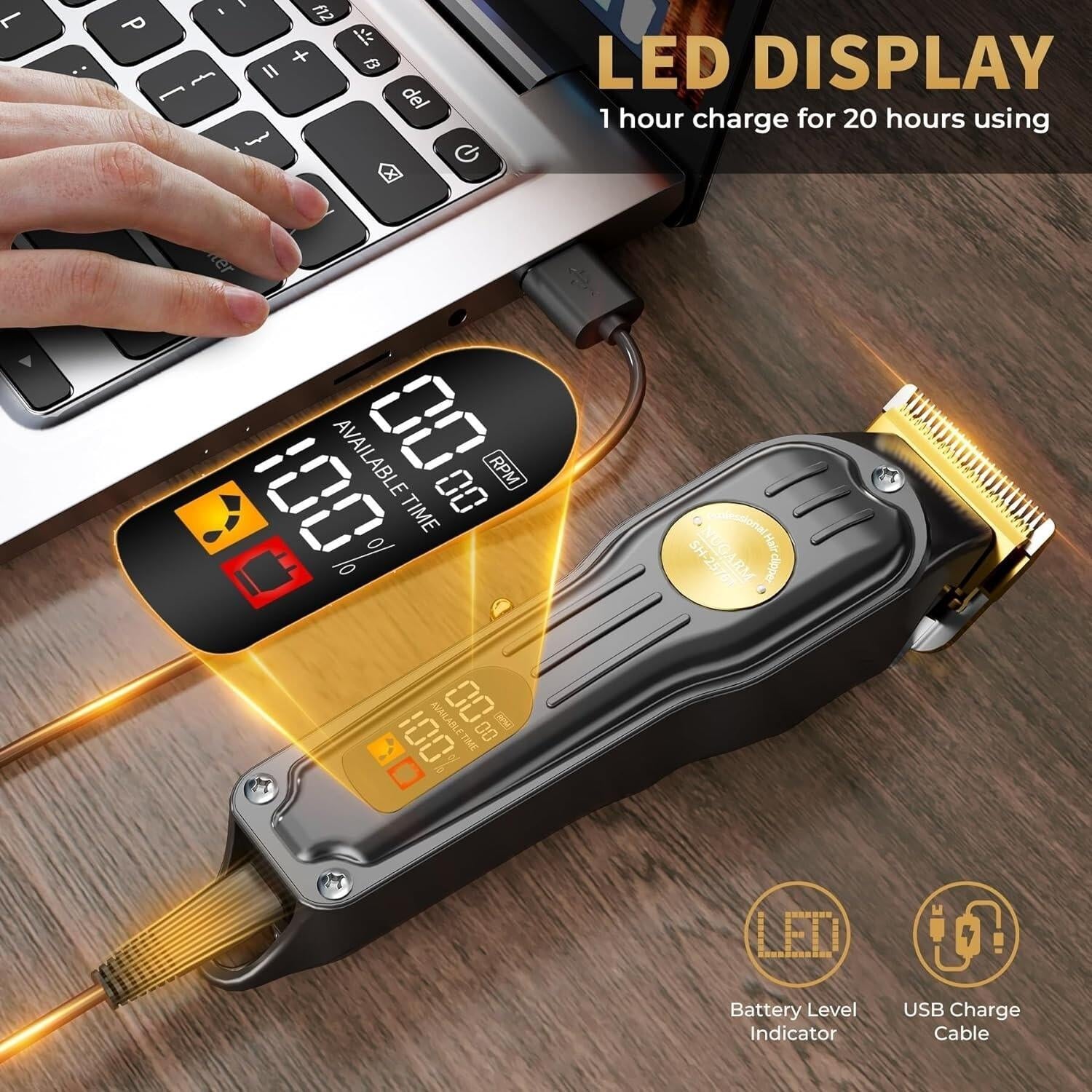 Maquina De Cortar Cabello Pelo Set Máquinas Profesional Cortapelos Para Hombres