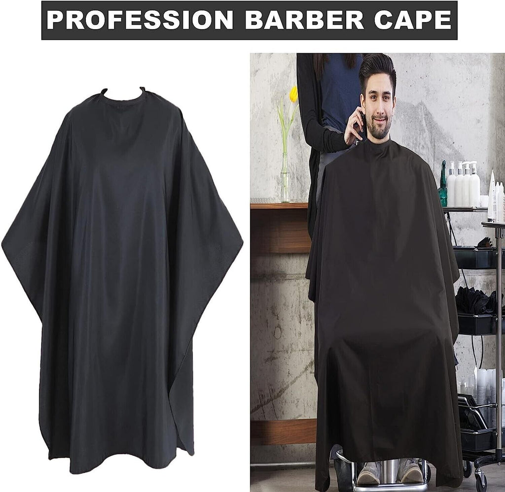 Kit De Barberia Profesional Con Tijeras Y Capa Para El Cabello Pelo Nabajas